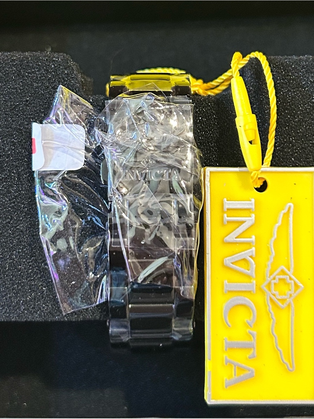 Invicta Black Crystal Pavé Angel Bracelet Watch - Picture 4 of 5